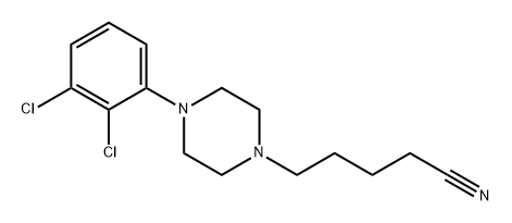 1-Piperazinepentanenitrile, 4-(2,3-dichlorophenyl)- 结构式