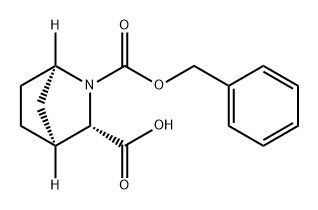 2-Azabicyclo[2.2.1]heptane-2,3-dicarboxylic acid, 2-(phenylmethyl) ester, (1R,3S,4S)- 结构式