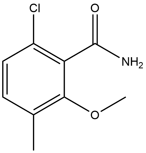 6-Chloro-2-methoxy-3-methylbenzamide 结构式