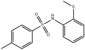 2-甲巯基苯基对甲苯磺酰胺 结构式