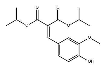 丙二酸二异丙基香草醛 结构式