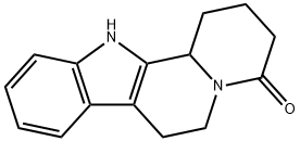 Indolo[2,3-a]quinolizin-4(1H)-one, 2,3,6,7,12,12b-hexahydro- 结构式