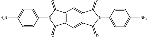 2,6-双(4-氨基苯基)-苯并[1,2-C:4,5-C']二吡咯-1,3,5,7(2H,6H)-四酮 结构式