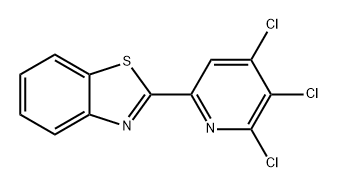 Benzothiazole, 2-(4,5,6-trichloro-2-pyridinyl)- 结构式