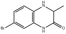 7-溴-3-甲基-3,4-二氢喹喔啉-2(1H)-酮 结构式