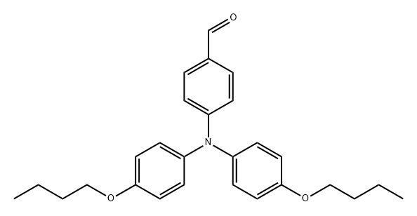 BENZALDEHYDE, 4-[BIS(4-BUTOXYPHENYL)AMINO]- 结构式