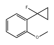 1- (1-氟环丙基)- 2-甲氧基苯 结构式