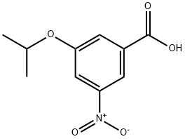 3-Isopropoxy-5-nitrobenzoic acid 结构式