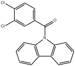 Methanone, 9H-carbazol-9-yl(3,4-dichlorophenyl)- 结构式