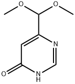 4(3H)-Pyrimidinone, 6-(dimethoxymethyl)- 结构式