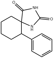 6-Phenyl-1,3-diazaspiro[4.5]decane-2,4-dione 结构式