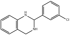 Quinazoline, 2-(3-chlorophenyl)-1,2,3,4-tetrahydro- 结构式