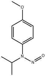 4-METHOXY-N-(1-METHYLETHYL)-N-NITROSOBENZENAMINE 结构式