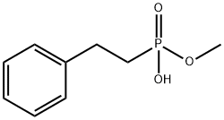 Phosphonic acid, (2-phenylethyl)-, monomethyl ester (9CI) 结构式