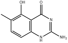 2-Amino-5-hydroxy-6-methylquinazolin-4(1H)-one 结构式