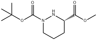 1-(叔丁基) 3-甲基 (S)-四氢哒嗪-1,3(2H)-二羧酸酯 结构式