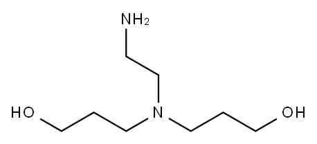 3,3'-((2-氨基乙基)氮杂二基)双(丙-1-醇) 结构式