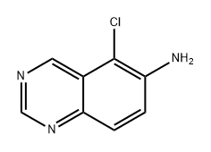 5-氯喹唑啉-6-胺 结构式