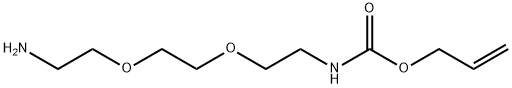 NH2-PEG2-NH-ALLOC 结构式