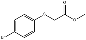 2-(4-溴苯基)硫代乙酸甲酯 结构式