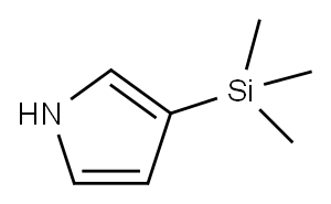1H-Pyrrole, 3-(trimethylsilyl)- 结构式