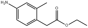 4-氨基-2-甲基苯乙酸乙酯 结构式