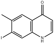 7-碘-6-甲基喹啉-4(1H)-酮 结构式