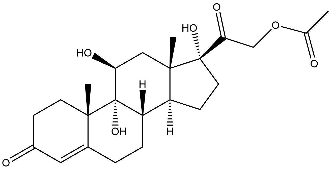 醋酸氢化可的松杂质38 结构式