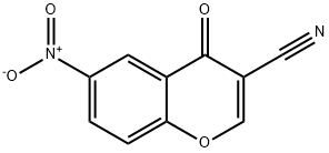 6-Nitro-4-oxo-4H-chromene-3-carbonitrile 结构式