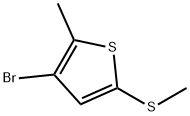 3-Bromo-2-methyl-5-(methylthio)thiophene 结构式