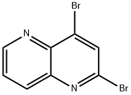 2,4-二溴-1,5-萘啶 结构式