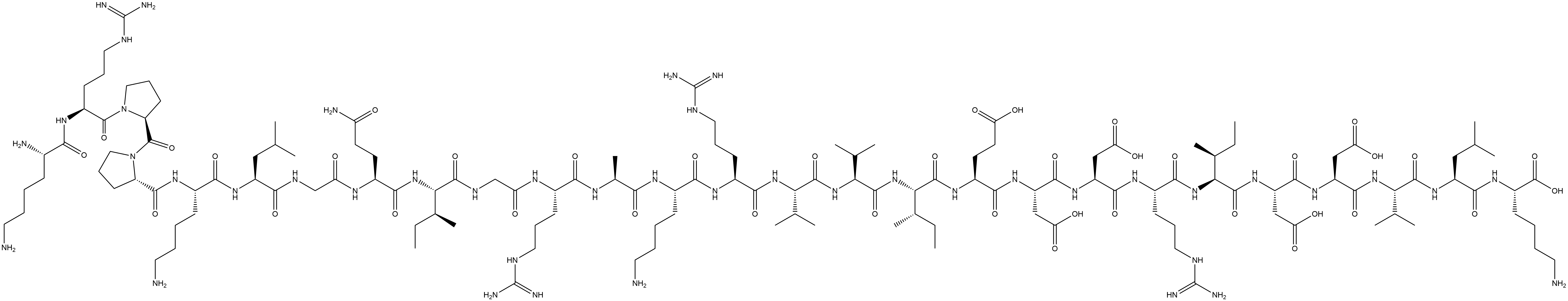 抑制剂多肽CAMKII INHIBITORY PEPTIDE KIIN 结构式