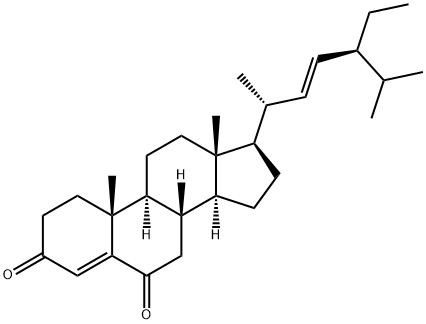 Stigmasta-4,22-diene-3,6-dione, (22E)- 结构式