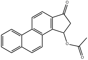 17H-Cyclopenta[a]phenanthren-17-one, 15-(acetyloxy)-15,16-dihydro- (9CI) 结构式