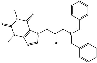 7-(3-(Dibenzylamino)-2-hydroxypropyl)-1,3-dimethyl-1H-purine-2,6(3H,7H)-dione 结构式