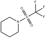 Piperidine, 1-[(trifluoromethyl)sulfonyl]- 结构式