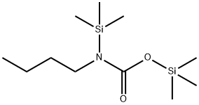 Trimethylsilyl butyl(trimethylsilyl)carbamate 结构式