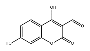 4,7-二羟基-2-氧代-2H-色烯-3-甲醛 结构式