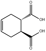 4-Cyclohexene-1,2-dicarboxylic acid, (1S,2S)- 结构式