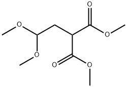 Propanedioic acid, 2-(2,2-dimethoxyethyl)-, 1,3-dimethyl ester 结构式