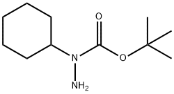 Hydrazinecarboxylic acid, 1-cyclohexyl-, 1,1-dimethylethyl ester 结构式