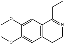 Isoquinoline, 1-ethyl-3,4-dihydro-6,7-dimethoxy- 结构式