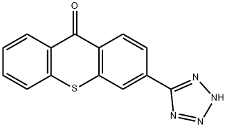 9H-Thioxanthen-9-one, 3-(2H-tetrazol-5-yl)- 结构式