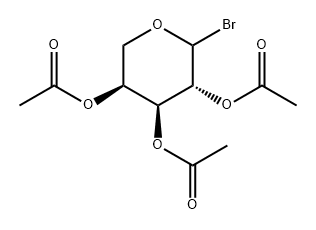 L-Arabinopyranosyl bromide, 2,3,4-triacetate 结构式