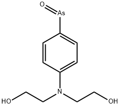 p-arsenoso-N,N-bis(2-hydroxyethyl)aniline 结构式