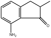 7-氨基-2-甲基-2,3-二氢-1H-茚-1-酮 结构式
