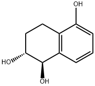 1,2,5-Naphthalenetriol, 1,2,3,4-tetrahydro-, trans- (9CI) 结构式