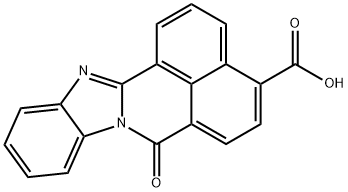 7-oxo-7H-benzo[de]benzo[4,5]imidazo[2,1-a]isoquinoline-4-carboxylic acid 结构式