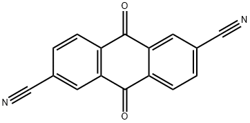 2,6-蒽二甲腈,9,10-二氢-9,10-二氧基- 结构式