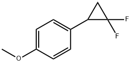 Benzene, 1-(2,2-difluorocyclopropyl)-4-methoxy- 结构式
